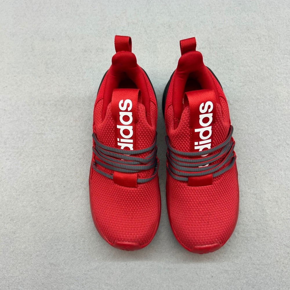 Adidas Lite Racer Adapt 4.0 Kids Red Black Slip On Sneakers H04807 Size 2
